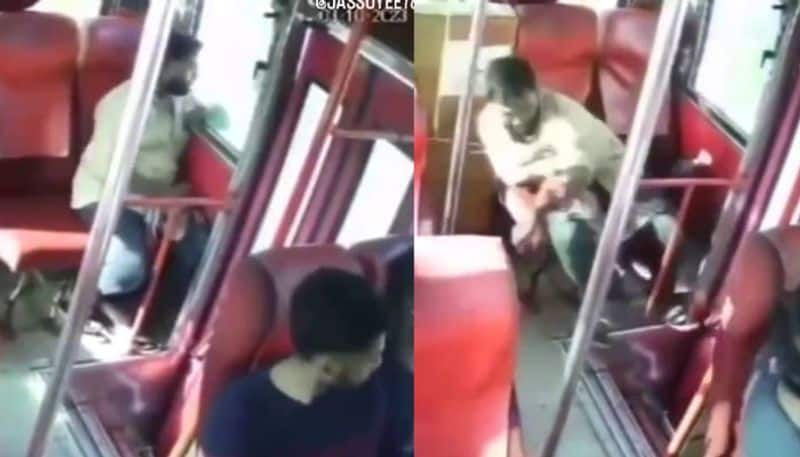 passenger putting hand outside window another-bus-hit elbow mrq