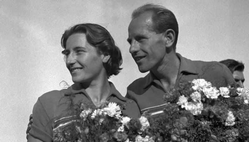 Emil Zatopek and Dana Zatopkova the husband-and-wife won Olympic gold medals