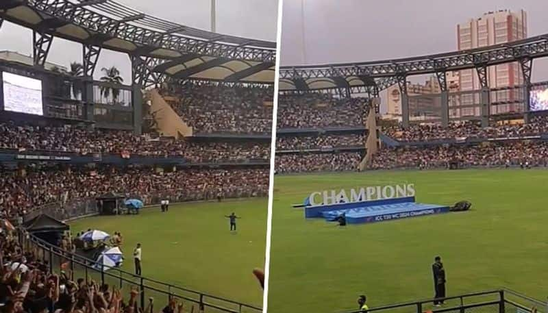 'Chak de India': Mumbai's Wankhede Stadium erupts as fans sing iconic song to honour T20 WC champions (WATCH)