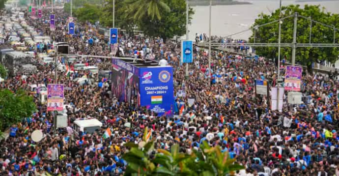 Team India Victory Parade in Mumbai