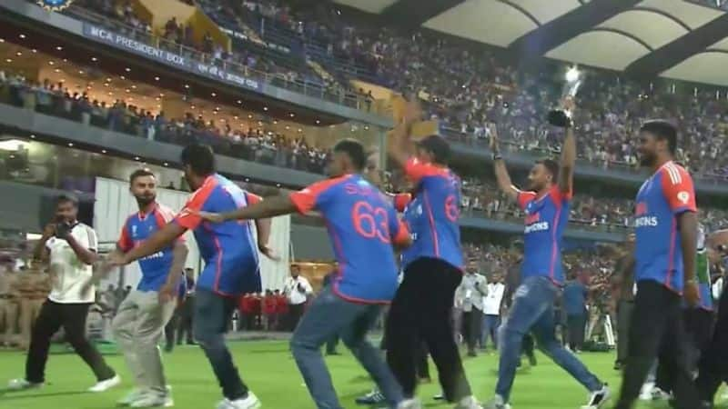 Rohit Sharma, Virat Kohli and others dance their hearts out as T20 WC champions honoured in Mumbai (WATCH)