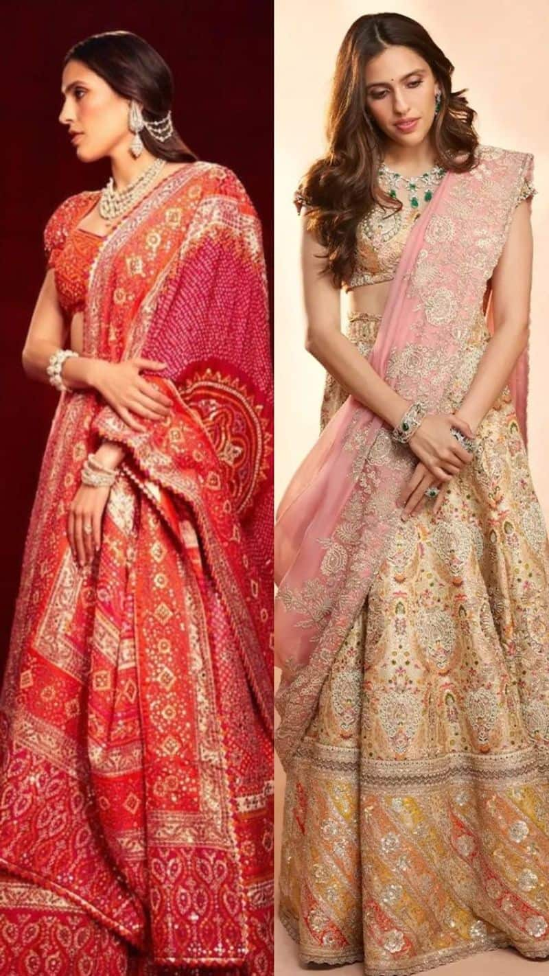 nita ambani daughter in law shloka mehta saree lehenga collection price kxa