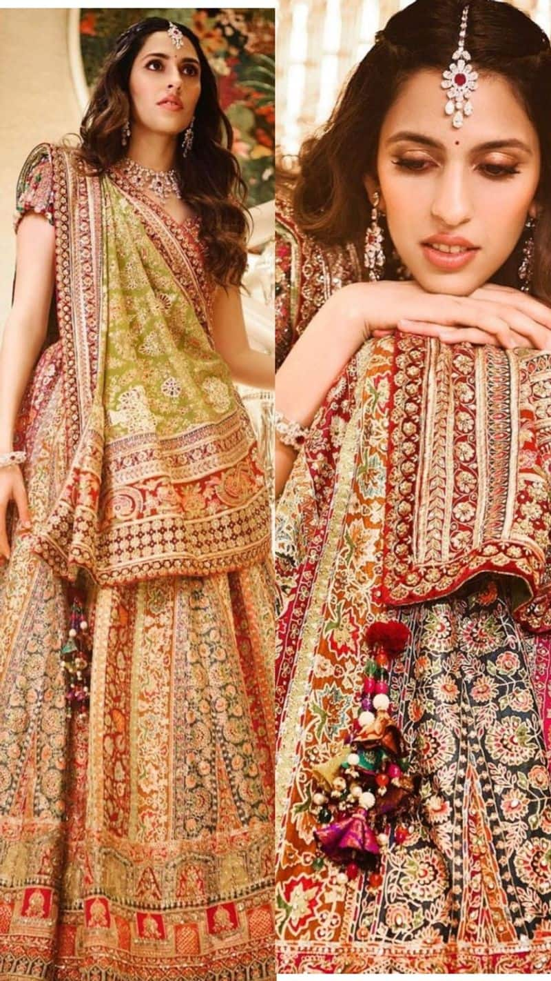 anant ambani radhika merchant wedding garba night shloka mehta lehenga worth at eight lakh rupees kxa