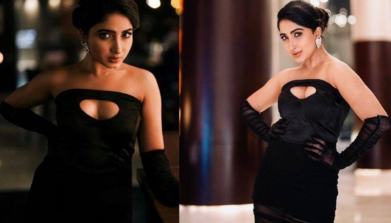 sandalwood and kannada small screen actress Saanya Iyer looks like diva in her new photoshoot pav