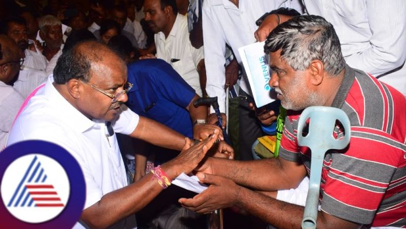 Janata darshan program by union minister hd kumaraswamy at mandya district today rav