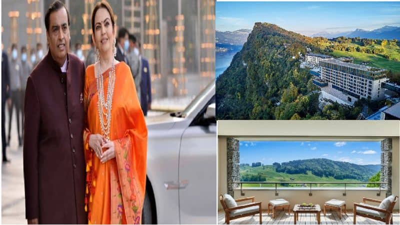 mukesh ambani nita ambani favourite destination place Swiss Alps Burgenstock Resort rent kxa