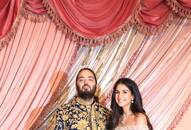 anant ambani radhika merchant sangeet ceremony lehenga look see photos kxa