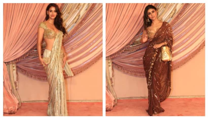 Anant Ambani, Radhika Merchant Sangeet: Disha Patani, Mouni Roy hold hands as they pose together [WATCH]