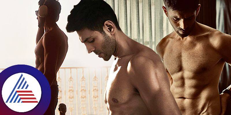 actor kartik aaryan six pack photos viral mrq