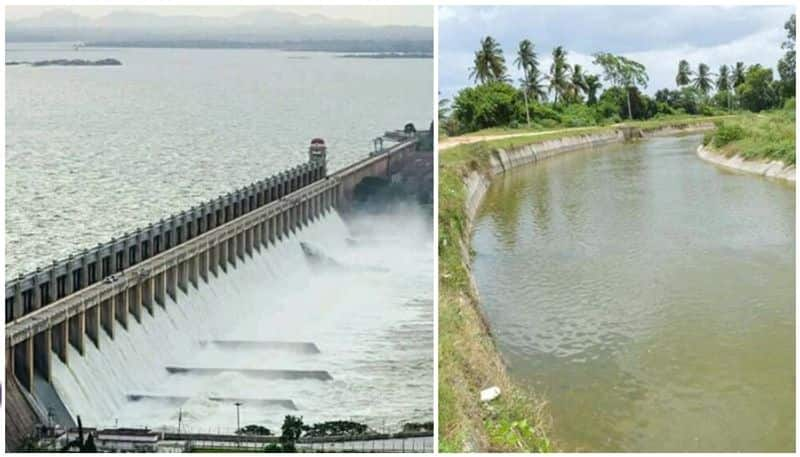 What is the water availability in the dams of Tamil Nadu when there is heavy rain in the neighboring states kak