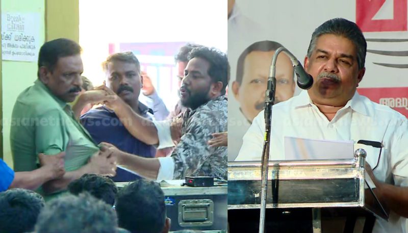 Man raises open criticism on Pinarayi Govt achievement at Minister speech