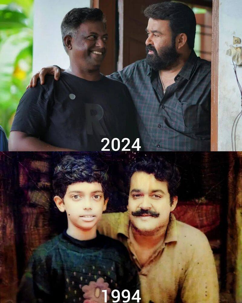 actor mohanlal with binu pappu old new picture gone viral on social media vvk