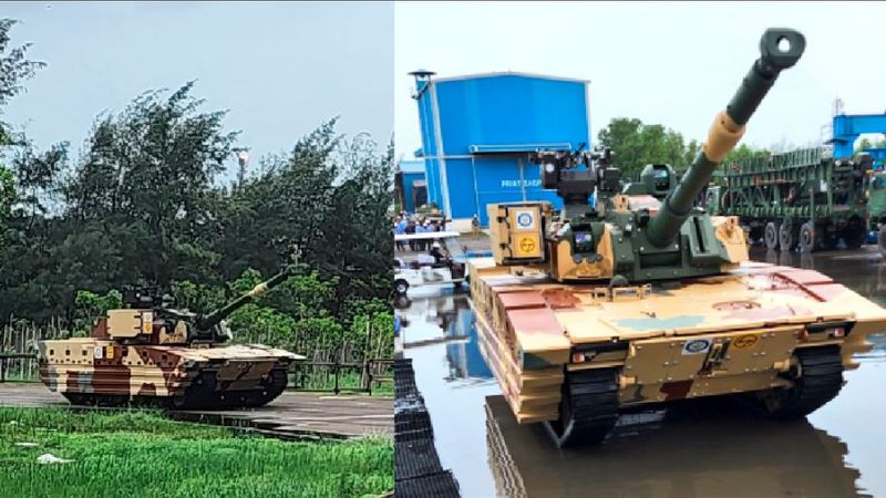 Light Combat Tank Zorawar that can easily climb steep hill water Deployed on Ladakh China Border akb