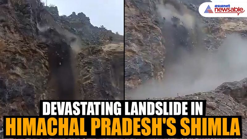 Caught on camera: Video shows devastating landslide in Himachal Pradesh's Shimla (WATCH) AJR