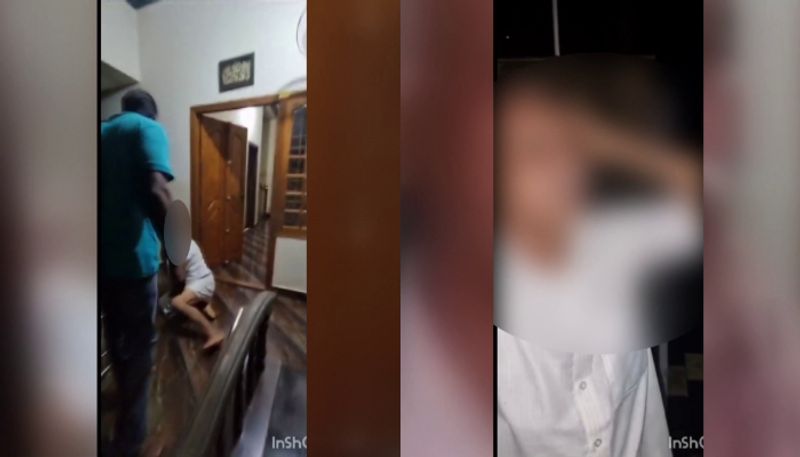 middle-aged man was attacked in his house for allegedly breaking up marriage in malappuram, footage was circulated in social media; 3 people including father and son were arrested