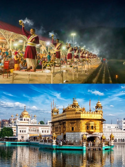 <p>देवी देवताओं की भूमि भारत अपनी आध्यात्मिक विरासत के लिए मशहूर है। शांति की तलाश में दुनिया भर से लोग देश में आते हैं। </p>
