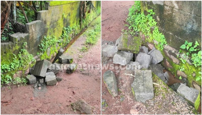 7 year old child dies after fallling wall in thrissur 