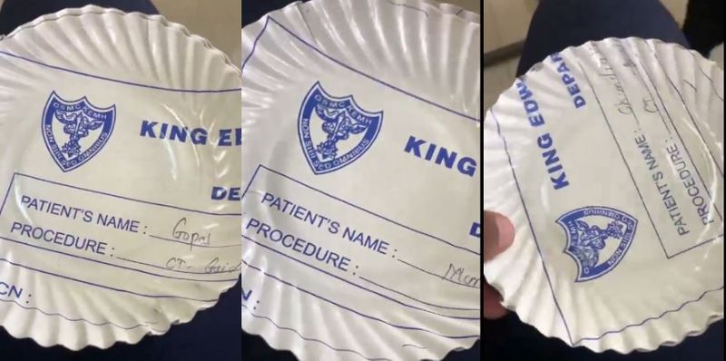 Patient Records used as paper plates outrage against Mumbais KEM Hospital 