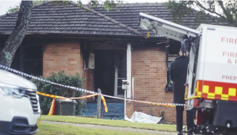 man who prevented rescuers from entering house when the whole house engulfed in fire leading to three deaths