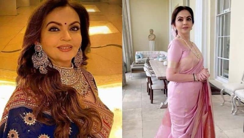 nita ambani designer simple Hairstyle design for women long hair kxa 