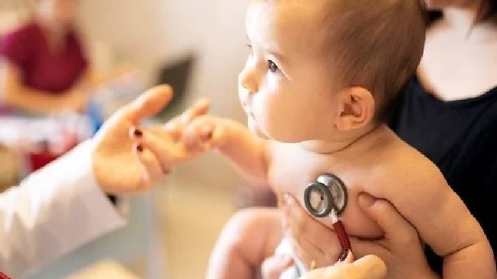Newborn baby heart 