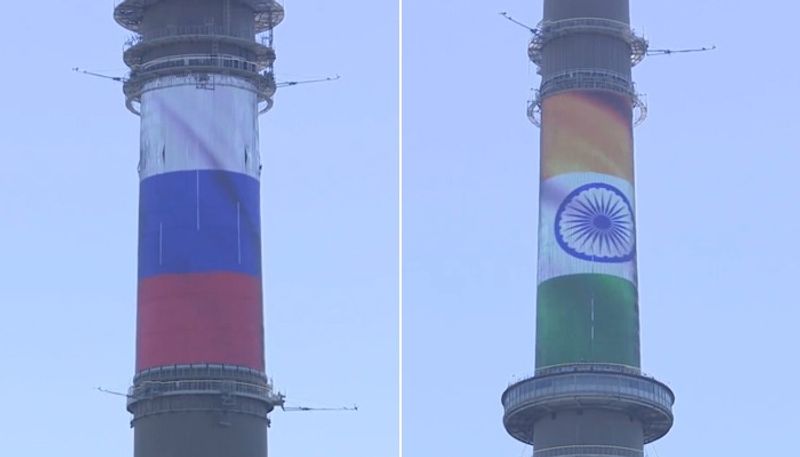 Indian tricolour lights up Moscow's Ostankino Tower as PM Modi visits Russia (WATCH) gcw