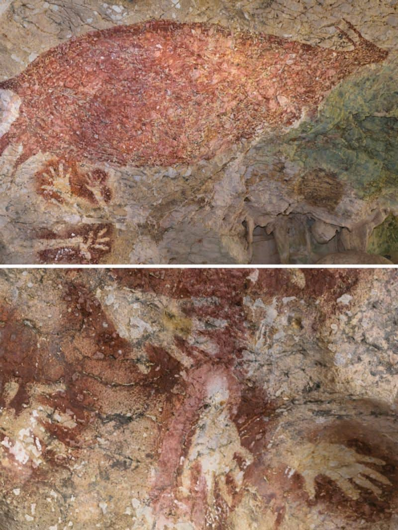 Worlds oldest cave painting of THIS years found in Indonesia; Read on