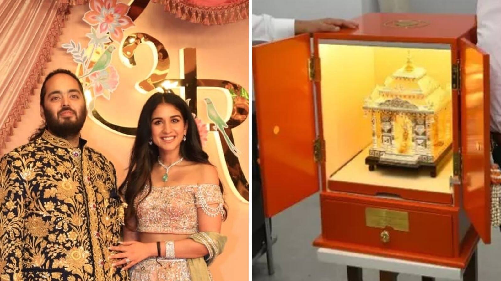 anant ambani wedding card