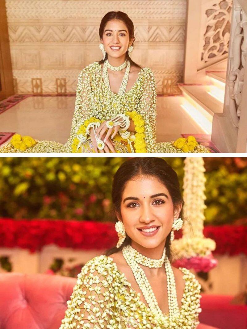 Radhika Merchant dons yellow lehenga choli for her Haldi ceremony RKK