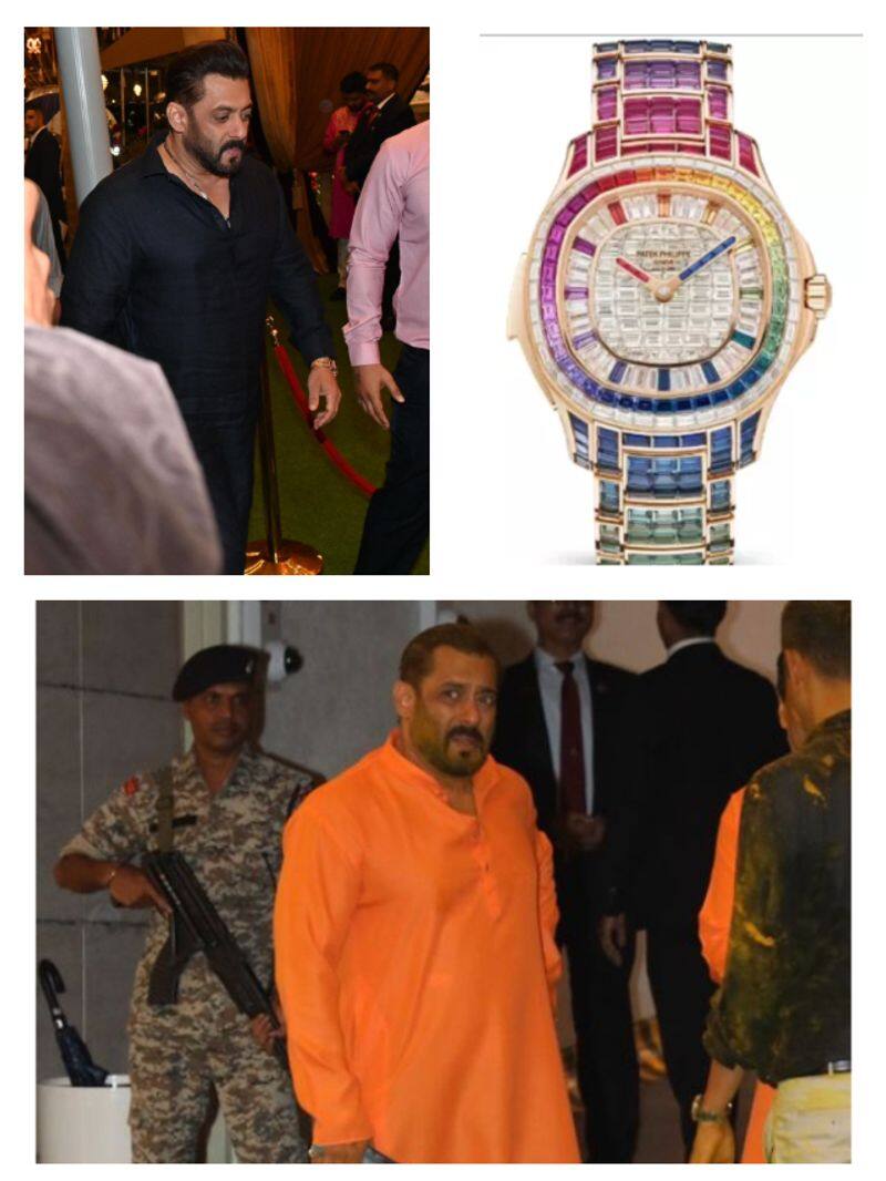 Salman Khan flaunts Rs. 23 crore watch at Anant Ambani's 'Haldi' ATG