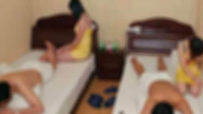 young boys and girls caught objectionable condition in spa saloon mrq