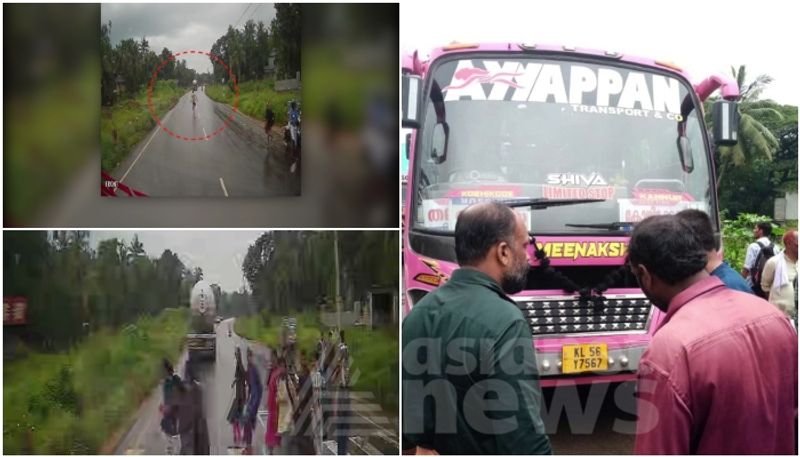 Private bus hits students crossing road on zebra line in kozhikode driver arrested