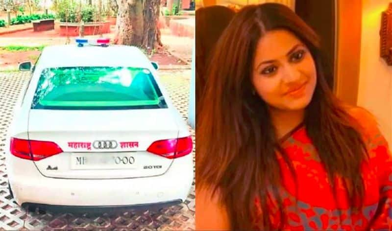 trainee IAS officer who used red beacon light in his private Audi car Transfered to washim from pune akb