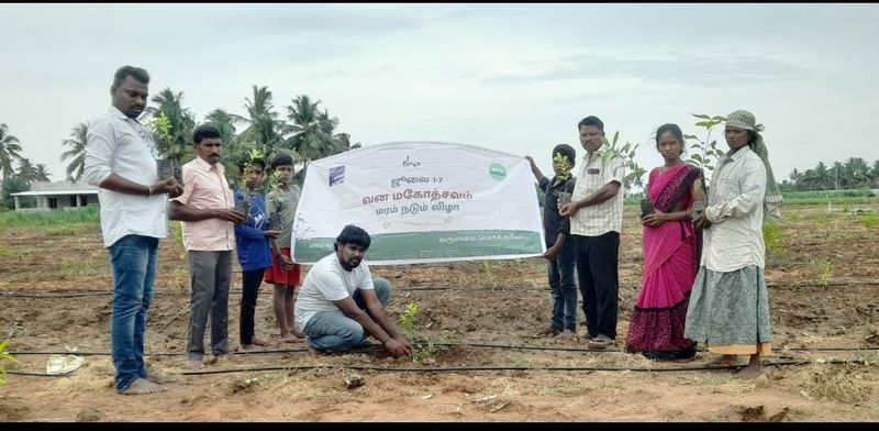 Vana maholsavam: Cauvery Kookural set a record by planting 1.52 lakh saplings in a single week sgb