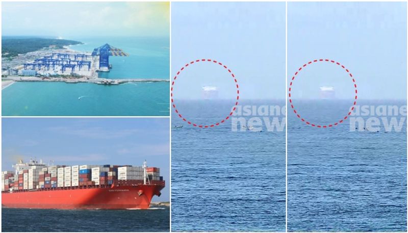 The Arrival of First Mothership Container ship San Fernando to Vizhinjam port Live Updates