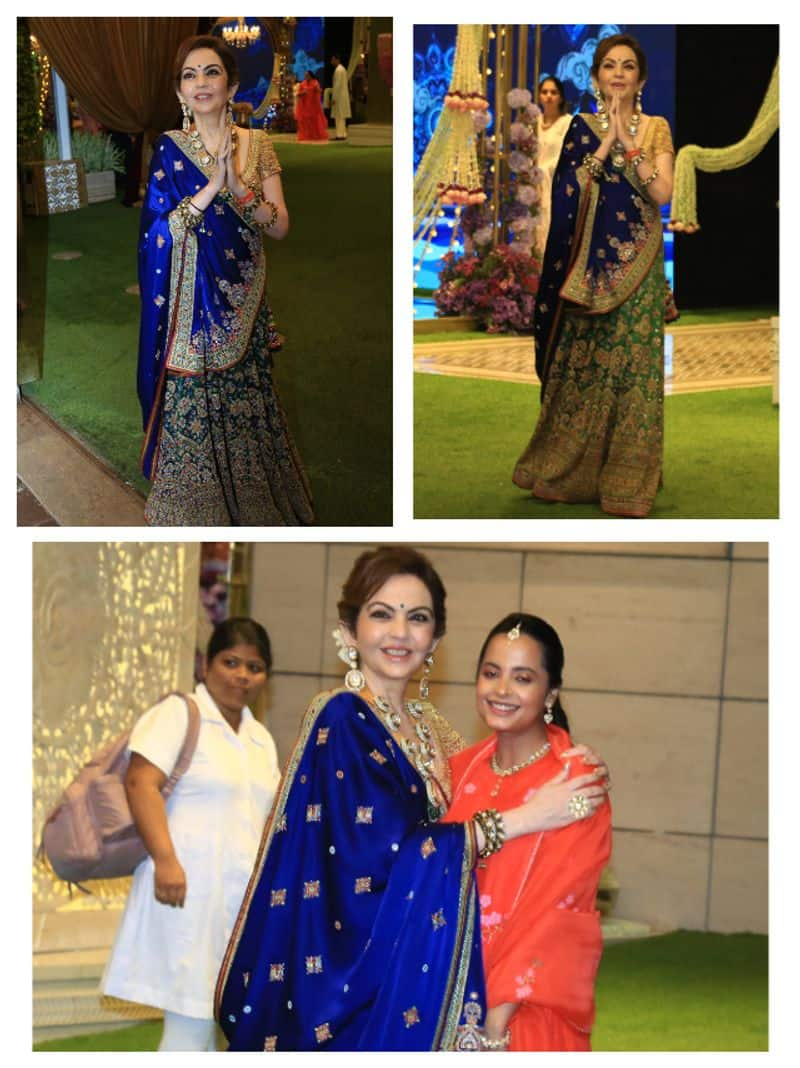 Nita Ambani greets paps ahead of Anant, Radhika Mehendi [PHOTOS] ATG