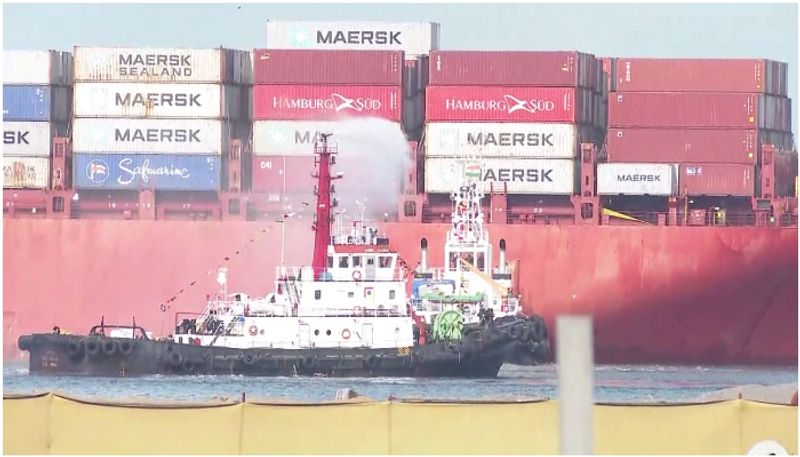 Historic Moment: First container ship 'San Fernando' arrives at Vizhinjam International Seaport in Kerala anr