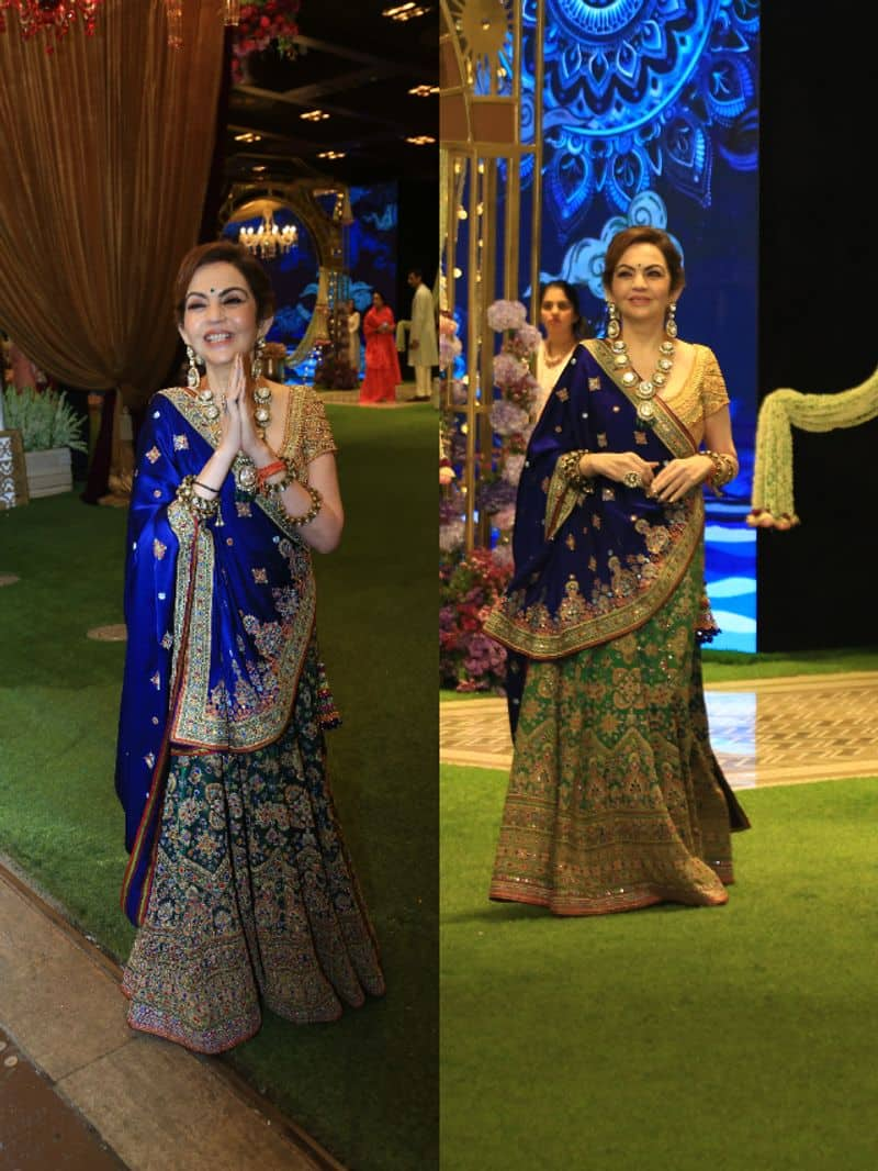 Anant-Radhikha Mehndi: Nita Ambani slayed in Peacock inspired saree NTI