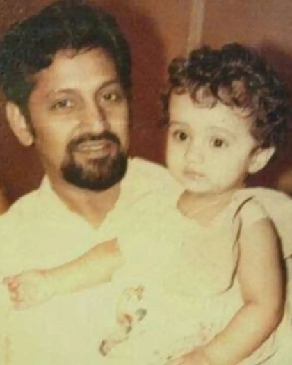 నాన్నతో త్రిష