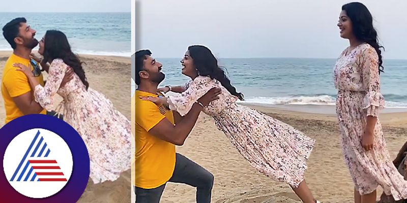 Amrutadhare  Bhoomika went to hometown and romancing with real husband fans react suc