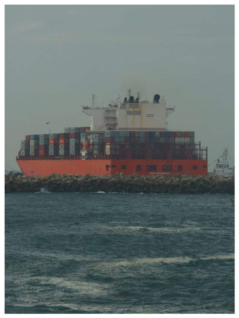 first ship was anchored at vizhinjam international port