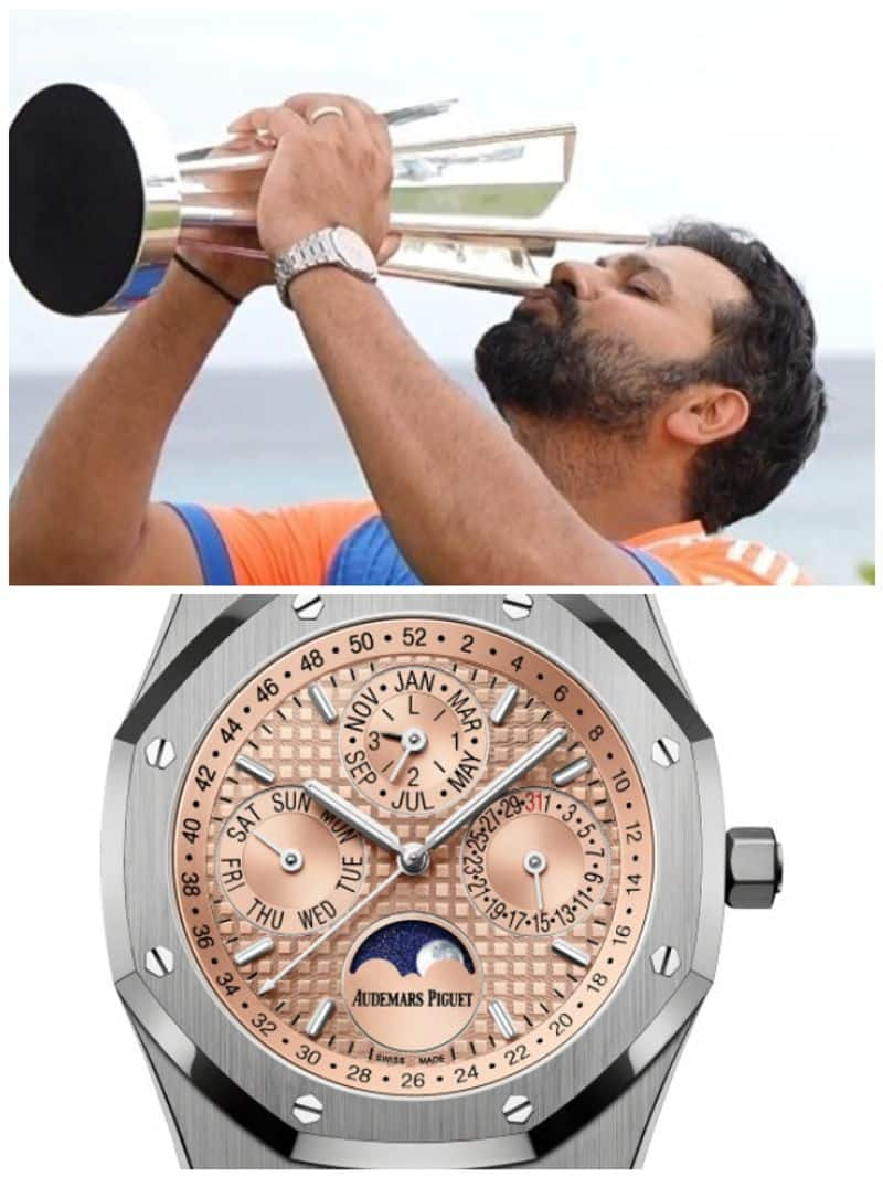 You won't believe how EXPENSIVE Rohit Sharma's watch is in this photo RTM