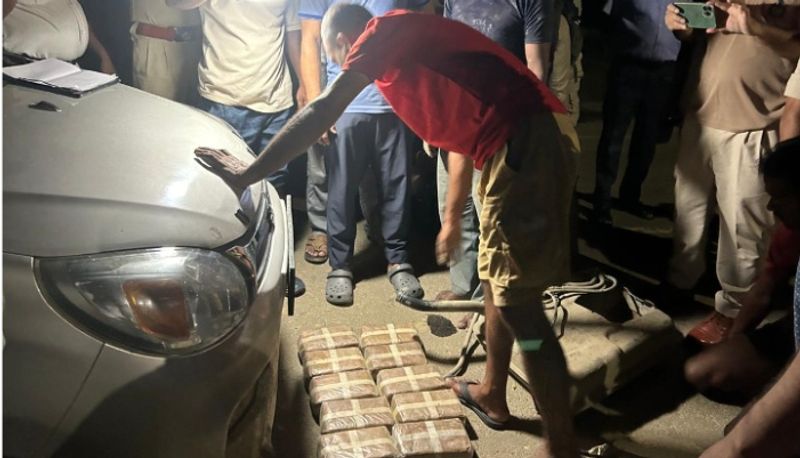 hidden inside fuel tank of car one lakh yaba tablets worth 30 crores seized after intercepting a car