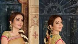 nita ambani wore manish malhotra banarasi saree collection know details 