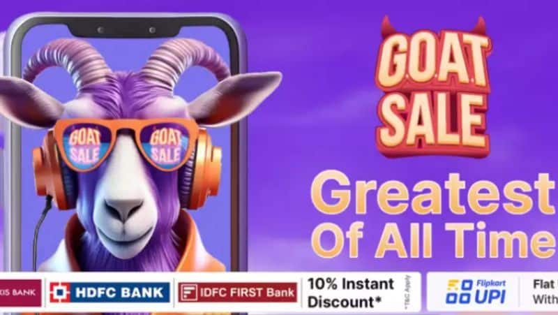 Flipkart announces the GOAT sale, with huge savings on everything from Smart TVs to iPhone 15-rag