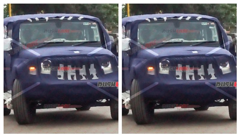 Mahindra Thar 5-door final production spec spied in three new shades