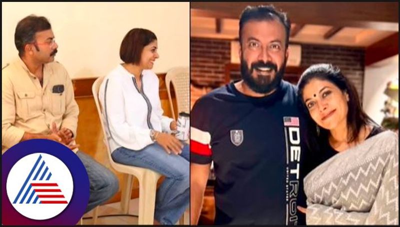 Kannada actor Sudeep wife priya brother 50th birthday vcs