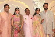 Anant Ambani Radhika  Merchant wedding isha ambani precious necklace photos