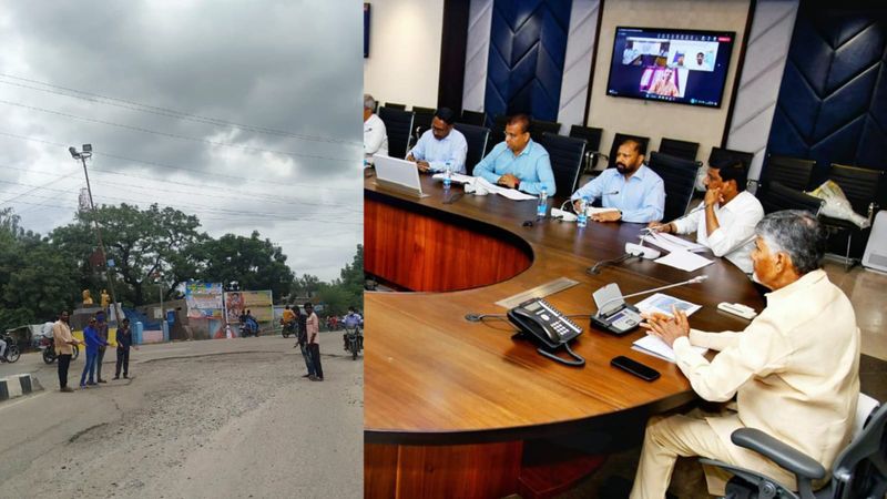 CM Chandra babu reviewed on Andhra Pradesh roads GVR 