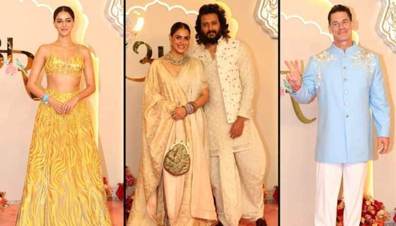 Anant Ambani, Radhika Merchant wedding: Ananya Pandey, John Cena, Genelia-Ritesh and others wear best outfits RKK